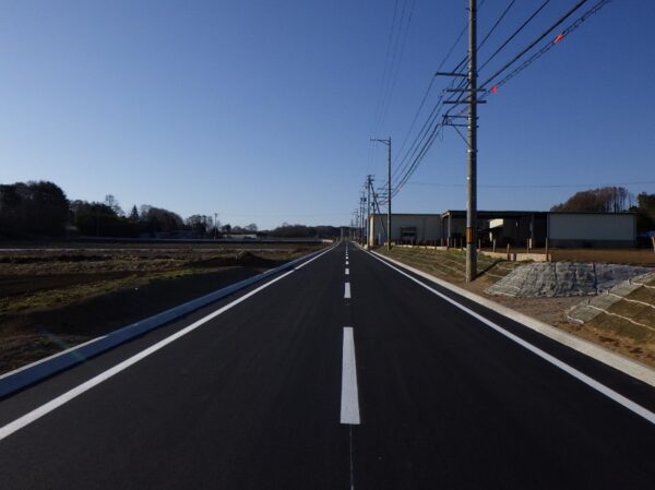 県単道路改築工事　(一)大木浅田切線