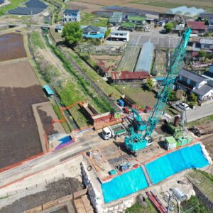 橋の架け替え工事『深町橋1工区』現場見学パート①