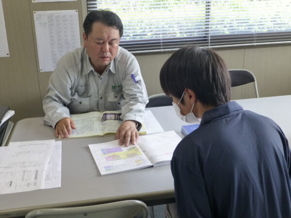 施工過程の説明