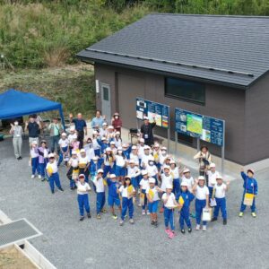 浅科小学校の児童が五郎兵衛用水発電所に見学に来てくれましたヾ(o´∀｀o)