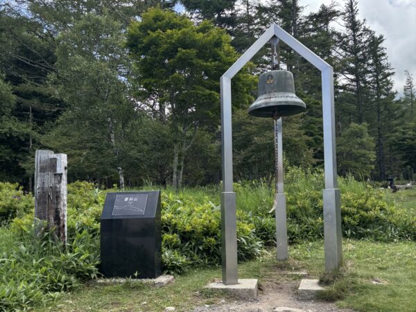 蓼科牧場ゴンドラ頂上にある幸せを呼ぶ鐘
