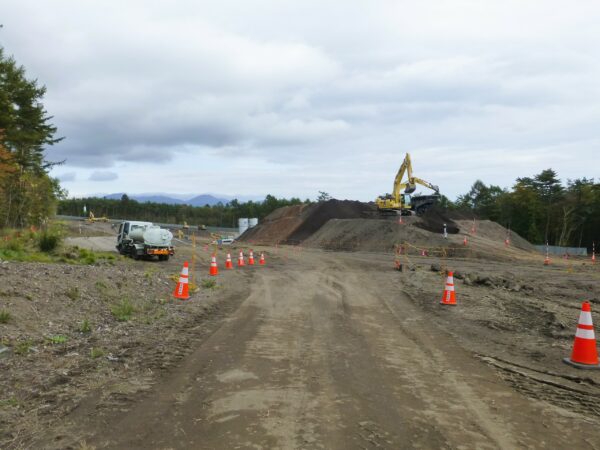 R6大日向砂防堰堤工事の現場の全体写真