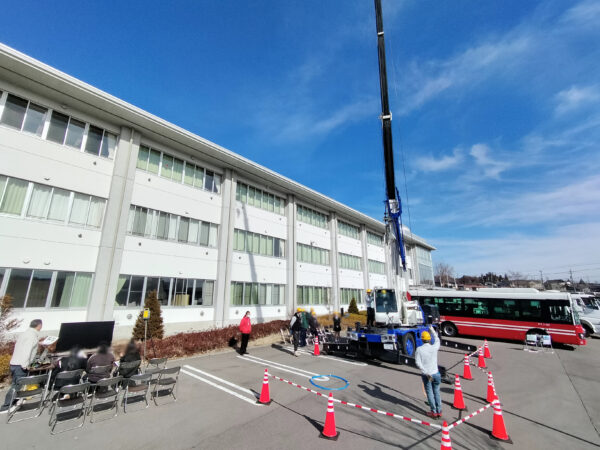 東御清翔メッセの竹花組ブース全体の画像