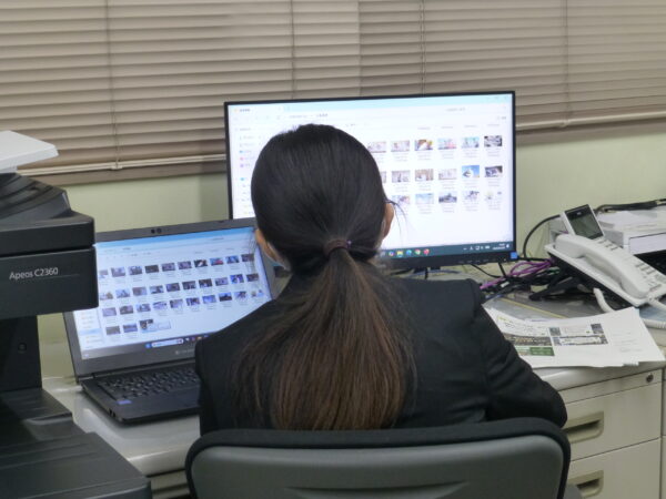 大学生のインターンシップ開催。広報業務体験の様子